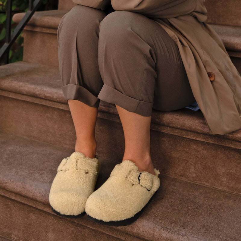 PEAU DE PEAU OURSE BOSTON TEDDY - COQUILLE D'ŒUF - PEAU DE PEAU OURSE