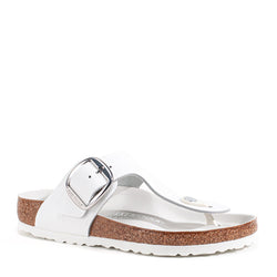 GIZEH BIG BUCKLE - BLANC - CUIR