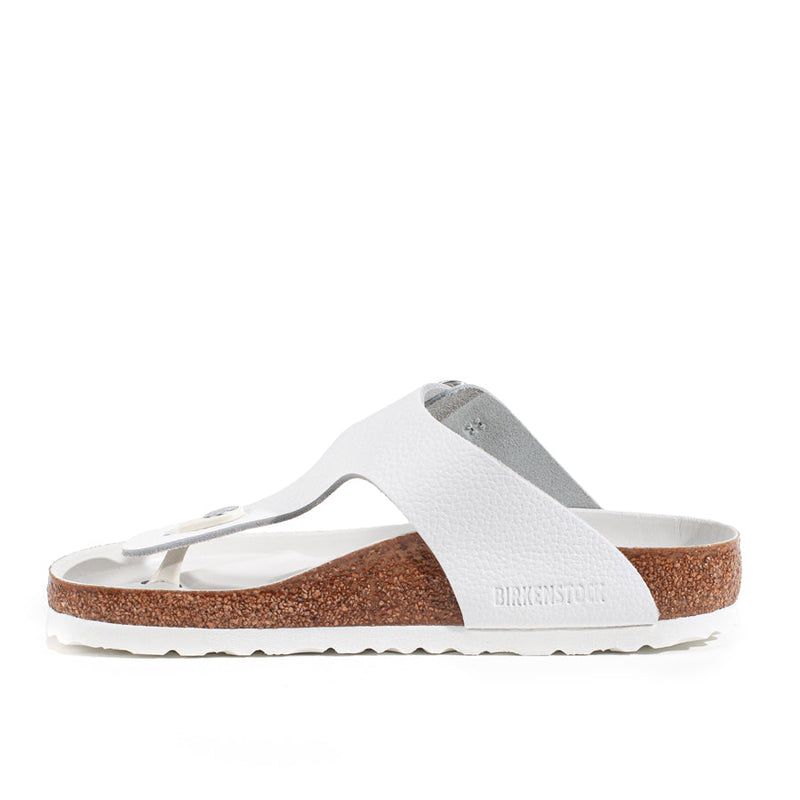 GIZEH BIG BUCKLE - BLANC - CUIR