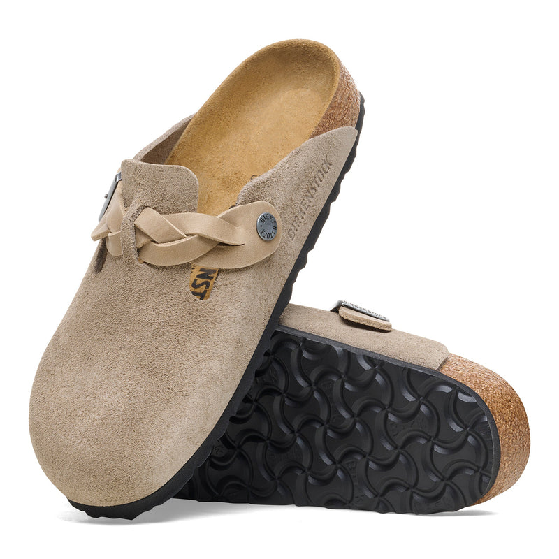 BOSTON BRAID - TAUPE - CAMOSCIO