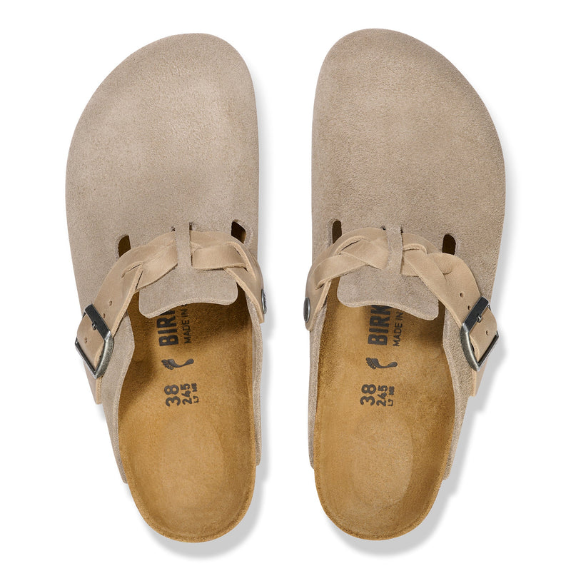 BOSTON BRAID - TAUPE - CAMOSCIO