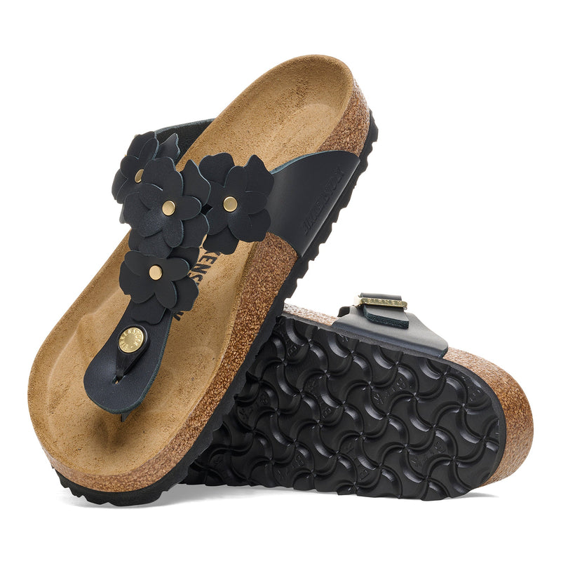 FLEURS DE GIZEH - NOIR - CUIR