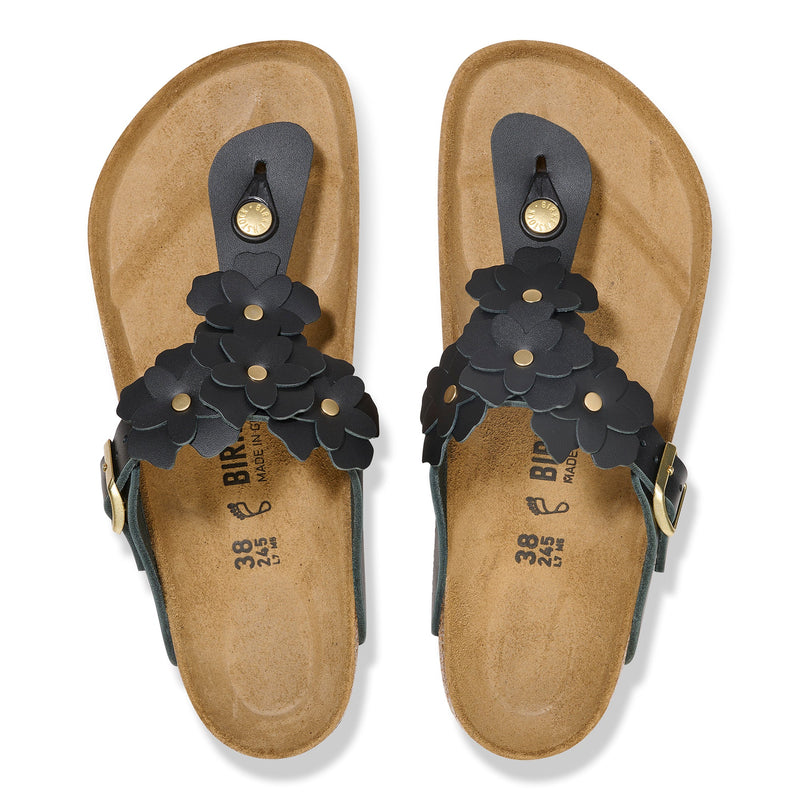 FLEURS DE GIZEH - NOIR - CUIR