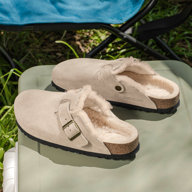 BOSTON SHEARLING - TAUPE - CAMOSCIO
