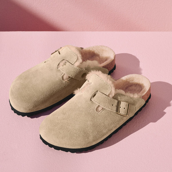 BOSTON SHEARLING - TAUPE - CAMOSCIO