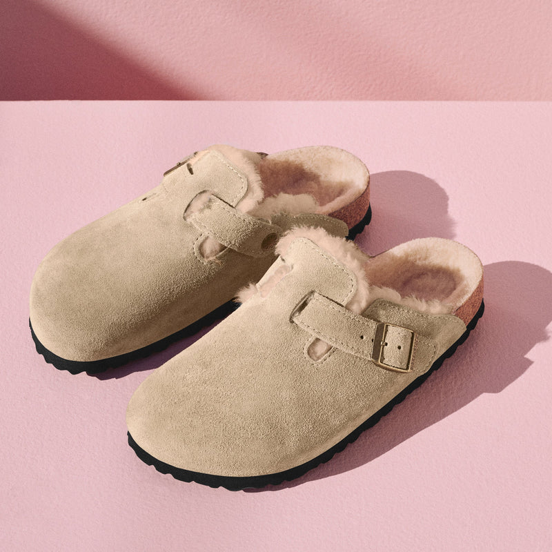 BOSTON SHEARLING - TAUPE - CAMOSCIO