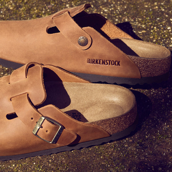 BOSTON - COGNAC - CUIR HUILE