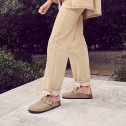 BOSTON BRAID - TAUPE - CAMOSCIO
