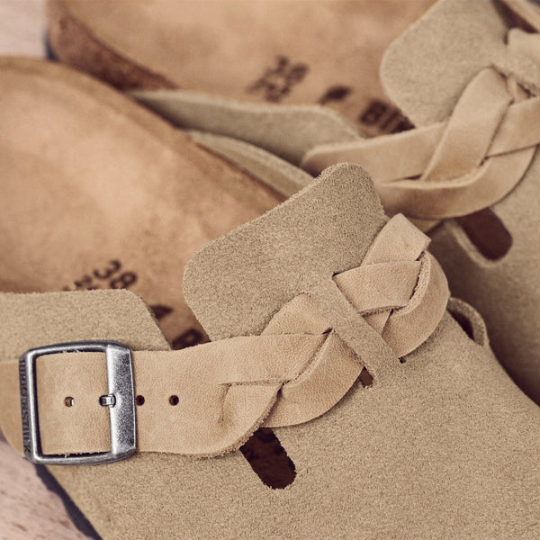 BOSTON BRAID - TAUPE - CAMOSCIO