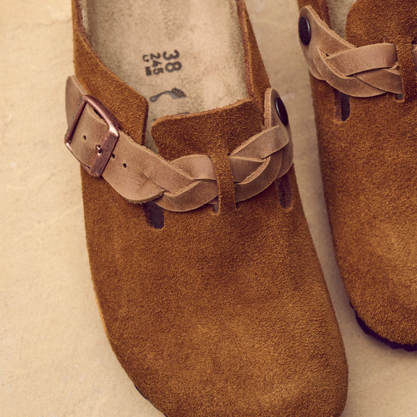 BOSTON BRAID - MINK - SUEDE