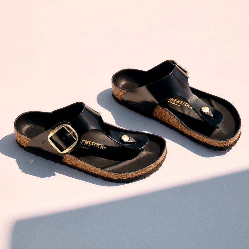 GIZEH BIG BUCKLE - HIGH SHINE - LEATHER